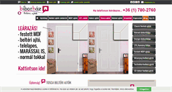 Desktop Screenshot of belteri-ajto.eu